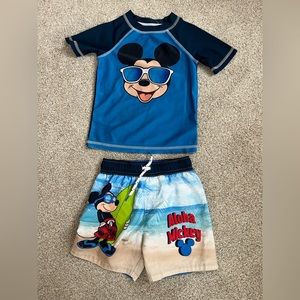 Toddler boy Mickey Mouse swimsuit